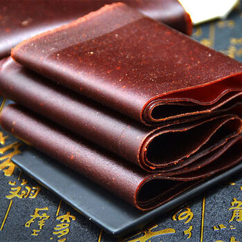 山楂皮  手撕儿童無糖山楂片手撕果丹木糖醇无色老式抖音同款大片整张