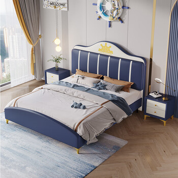 好孩子儿童床男孩海盗船床1.5米1.35m单人1.