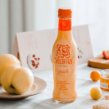 第二瓶凯利梅尔草莓奶油利口酒果酒鸡尾酒甜酒桃子女士微醺酒 蜜桃味