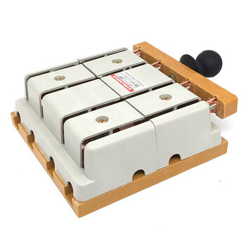 100a闸刀开关380v电源4p三相电四线双投倒顺刀大功率双向转换刀闸电