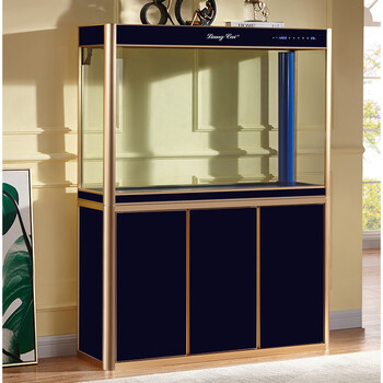 liangcai新款玻璃龙鱼缸中大型生态底滤1米免换水智能鱼缸招财水族箱