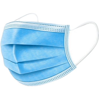 s现货一次性口罩熔喷布三层防护民用口罩成人透气防尘防疫100只装三层