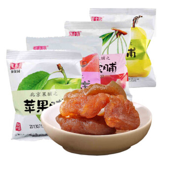 老北京特产果脯500g多口味桃脯梨脯杏脯京式蜜饯年货果干零食500g果脯