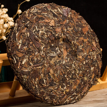 目海(muhai) 福建白茶寿眉 老白茶饼  生晒茶饼口粮茶 350g 寿眉茶饼