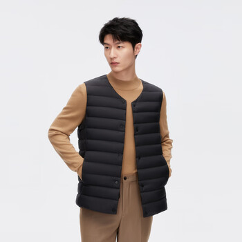 波司登男装波司登羽绒服2023秋新款男士短款圆领内穿马甲保暖贴身