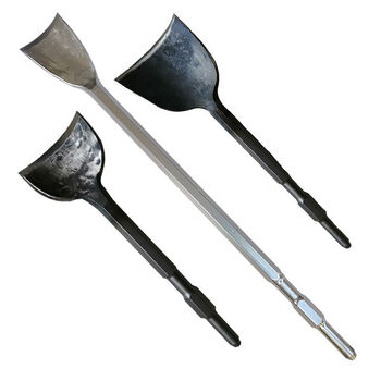 超薄电动加长半圆电锤电钻铲子凿子铲刀六角半圆凿长75公分铲口6公分