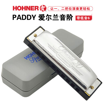 德國hohner和來定製改裝paddy愛爾蘭音階十10孔布魯斯口琴一把位入門