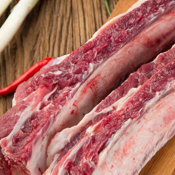 妙优可 原切清真黄牛排骨多肉牛肋排新鲜散养整根牛大排清炖火锅烧烤