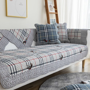 沙发套罩全包三人位冬季珊瑚绒沙发垫冬款加绒感厚u形四季通用三人位
