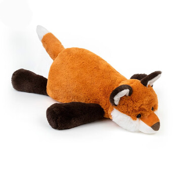 jellycat原创慵懒小狐狸趴趴可爱毛绒玩偶浣熊抱着睡娃娃公仔生日礼物