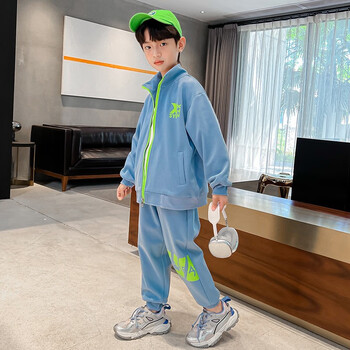 萌菲思大童男装12岁到15岁春款套装2023男孩衣服810中大童装男学生两