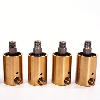 xmsj 360度万向单项冷却水气旋转接头hd15 20 25 32 40 50 4分6分1寸