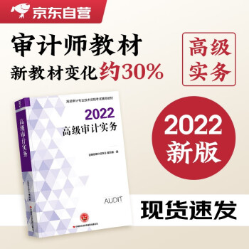 高级审计师2022教材 审计师考试教材2022年高级审计实务可搭真题试卷