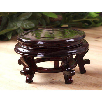 实木花盘架垫高底座花盆工艺品座架子阳台花盘托盘底座托架客厅欧式