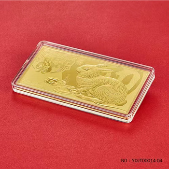 堂20g金兔贺岁金条生肖兔金条投资收藏储值银行企业年会随手礼品 30g