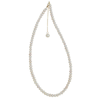 誉尚荣520情人节礼物小米珠项链淡水馒头珍珠项链女设计感小众锁骨链