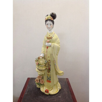 仙女散花七仙女神像佛像工艺摆件道教供奉摆件16寸bhm3 16寸百花仙子