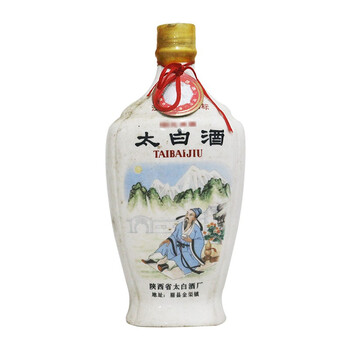 太白(taibai)酒 陈年老酒收藏酒 太白酒55度瓷瓶 1995-1999年产 高度