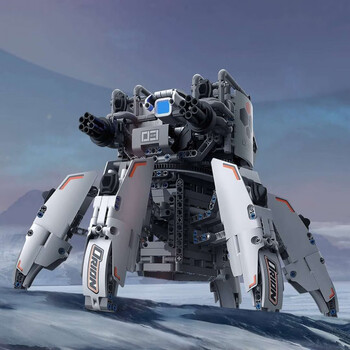 小米积木木星黎明智能积木系列六足泰坦侦察机运载车防御塔穿梭器猎户