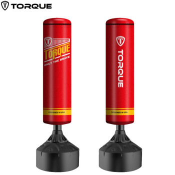 TORQUE 拳击立式沙袋吸盘不倒翁散打沙包武术家用儿童成人健身器材175CM 红色