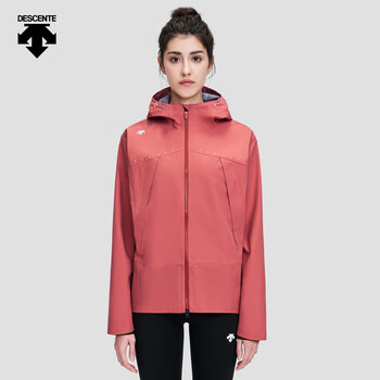 迪桑特(descente)女士防风运动上衣连帽运动外套女运动夹克 co-co l