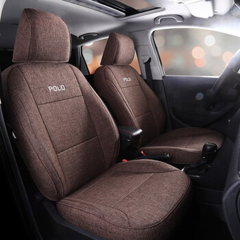 1121款大众polo专用汽车座套四季通用亚麻布艺全包围坐垫专车专用座椅