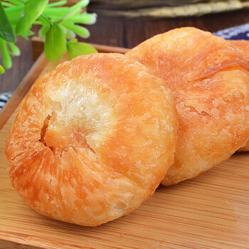 馅饼绿豆饼酥皮老婆饼休闲居家办公茶点心糕点小吃纯绿豆馅饼500克