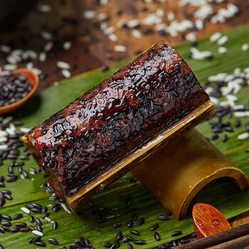 粽子批发豆沙蛋黄鲜肉粽蜜枣甜粽真空即食手工素粽礼盒装竹筒黑米粽6