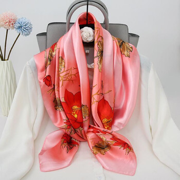 霄杰新品送妈妈生日礼物4050岁丝巾女潮国潮风大方巾女青年时尚百搭