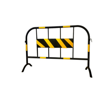 TULX 铁马护栏市政道路施工临时围栏活动隔离栏移动隔断黑黄不锈钢铁马 1.5米*1米白红色