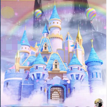 抖音直播礼物代送嘉年华一号马车城堡秘境花海郊游派对秋千星海梦幻