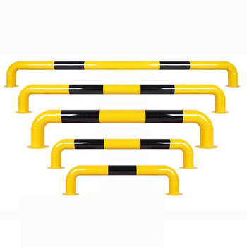 康馨雅钢管u型挡车杆加厚车间m型停车场挡车杆人车隔离 u型防撞护栏50