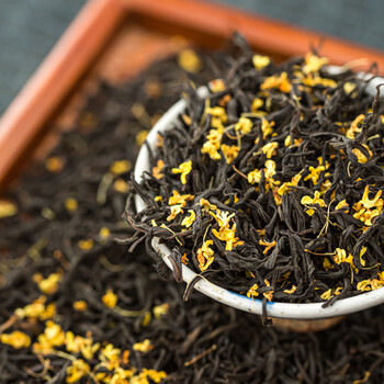 江壶茶客桂花红茶浓香型正山小种桂花香型红茶茶叶500克2021新茶