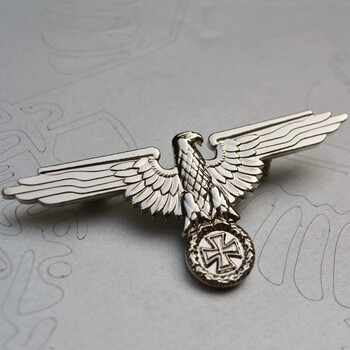 时光巷陌 东线普鲁士一战二战军迷德国神圣罗马帝国之鹰 鹰徽别针 鹰