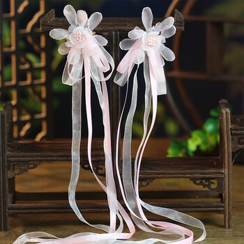 芳履遇汉服发饰后压配饰古装飘带流苏头饰古风女童全套儿童古代仙气