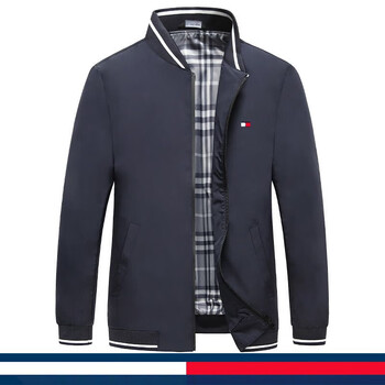 tommyjeans美国高端汤米夹克外套男春秋薄款棒球服高端潮流大码茄克衫