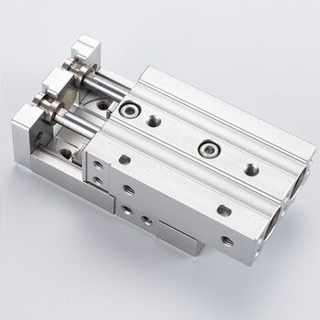 气动smc型mxs精密滑台气缸导轨直线滑轨亚德客型ls68162025玫红色mxs