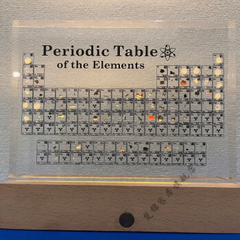 法漫玫節畢業季高中化學元素週期表元素實物擺件實體卡片牆周邊標本