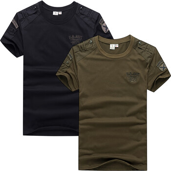 野战服军迷服装户外运动夏季军迷服装短袖t恤男工装