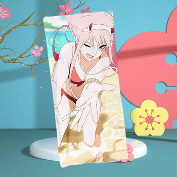 darling in the franxx动漫毛巾国家队02洗脸面巾二次元浴巾定制 7 35