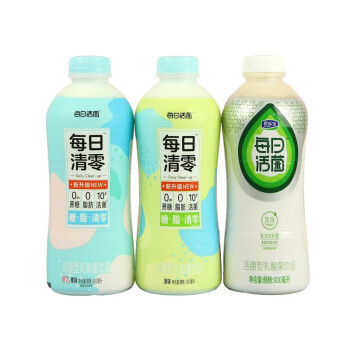 君樂寶每日清零活菌乳酸菌原味果味大瓶乳飲品每日活菌原味900ml3瓶