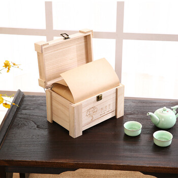 生态家居同款装茶叶的木盒茶叶木盒实木白茶福鼎普洱私房茶空木盒包装