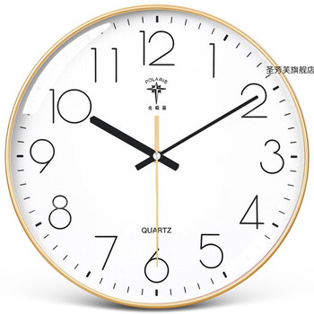 高考考场挂钟钟表挂钟客厅简约2021时钟挂墙家用时尚挂表钟挂式 圆形