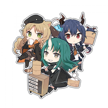 钥匙扣银灰挂链初雪挂件二次元动漫游戏周边 龙门近卫局(一串的价格)