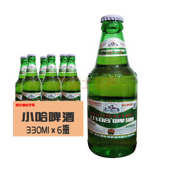 小哈啤酒 哈尔滨啤酒制冰爽 小哈啤 320* 6瓶装多省