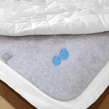 日本吸湿除湿防潮床垫学生宿舍单人家用可折叠床褥床护垫干燥垫浅灰色