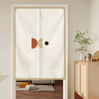 晟玉轩布艺门帘ins棉麻隔断帘家用卧室厕所门帘半帘厨房卫生间帘子免