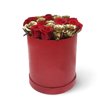 岚黛红玫瑰金玫瑰创意混搭摩登礼盒