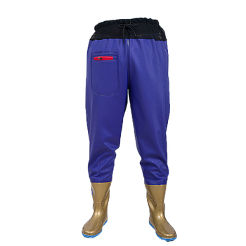 红诗雨 下水裤半身雨裤连体女款水裤防水鱼裤渔裤全身防水裤皮裤背带