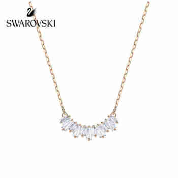 施华洛世奇/Swarovski Sunshine 项链, 白色, 镀玫瑰金色调 5459590 5459590